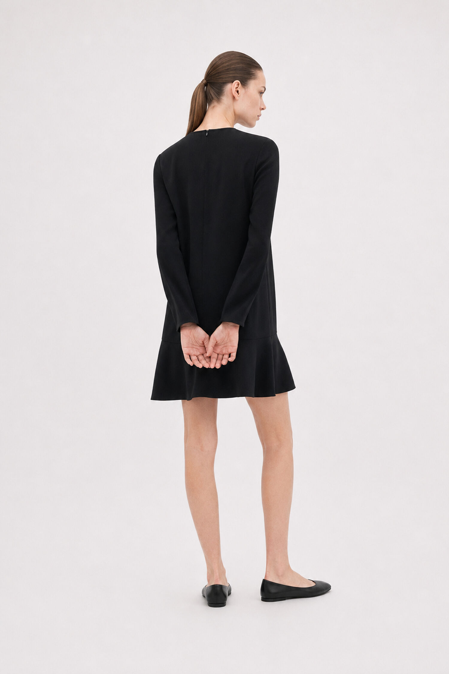 Triacetate Long sleeve Dress